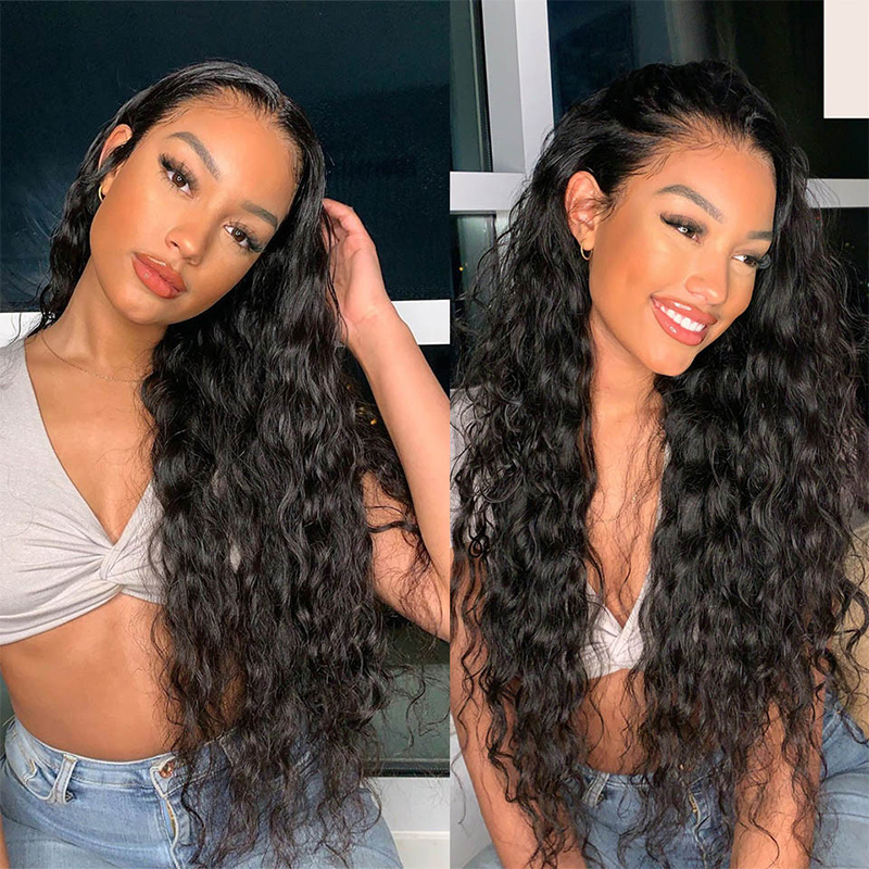 Raw Hair Curly 13x6 13x4 Glueless HD Lace Frontal Wig Deep Curly HD Wigs