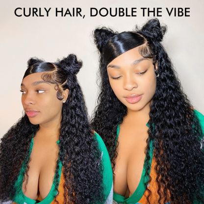 Raw Hair Curly Closure Wig Donor hair Deep Curly Wig HD 7x7 6x6 5x5 4x4 Wig