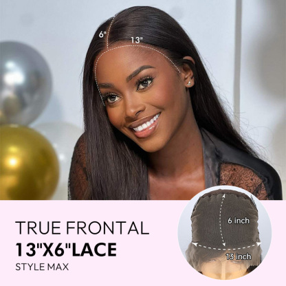 Raw Hair Straight Lace Frontal Wigs Glueless Human Hair Wigs Pre Plucked HD 13x6 13x4 250% Density Wig