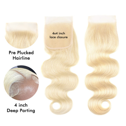 4X4" Lace Closure Vietnamese 613 Hair