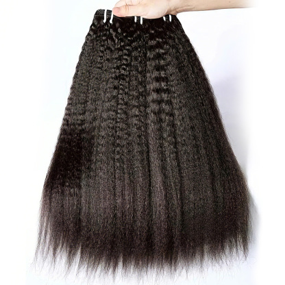 Burmese Kinky Straight  Hair Bundles