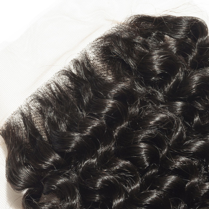 Burmese Hair Deep Wave  Lace Frontal
