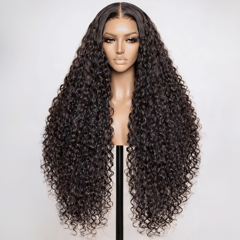 Raw Hair Italian Curly Wigs 7x7 6x6 5x5 4x4 Italian Wave Invisible HD Closure wig