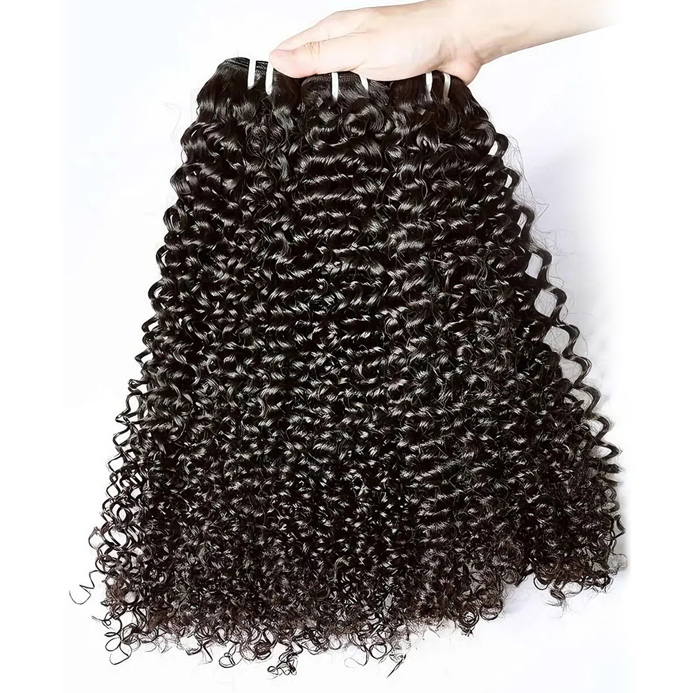 Burmese Hair       Curly Wave Hair Bundles