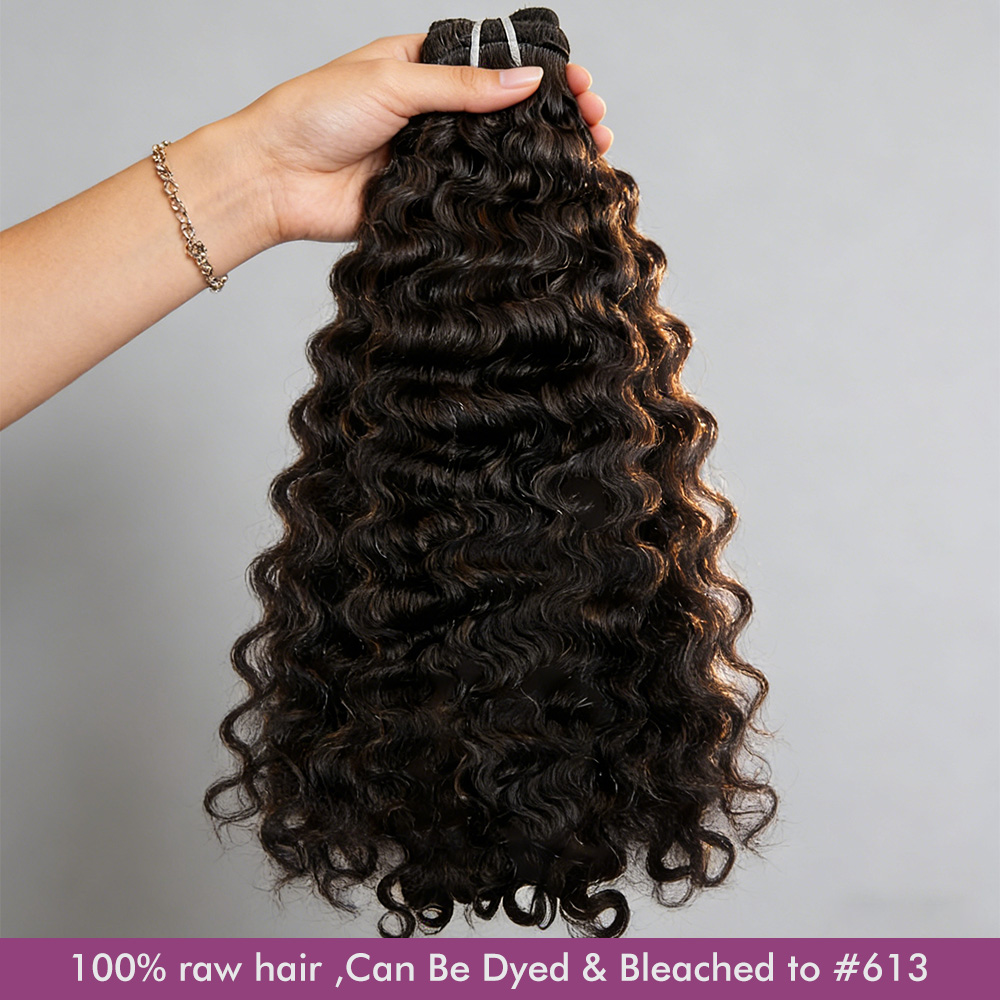 Raw Burmese hair Best quality Burmese curly Bundles From One Donor