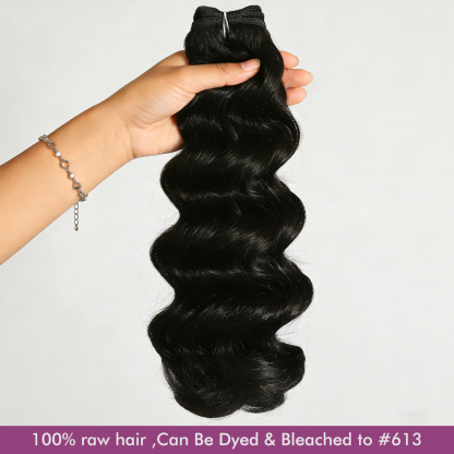 Raw hair Loose deep wave top grade wholesale Unprocessed Hair Bulk Bundles deal 1 bundle/ 3 bundle /4 bundle
