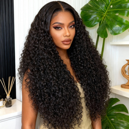 Raw Hair Italian Curly Wigs 7x7 6x6 5x5 4x4 Italian Wave Invisible HD Closure wig