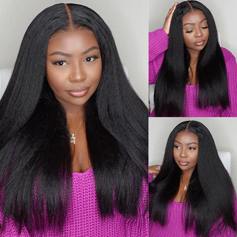 Raw Hair Kinky Straight Hair4x4 5x5 6x6 7x7 Glueless HD Wigs