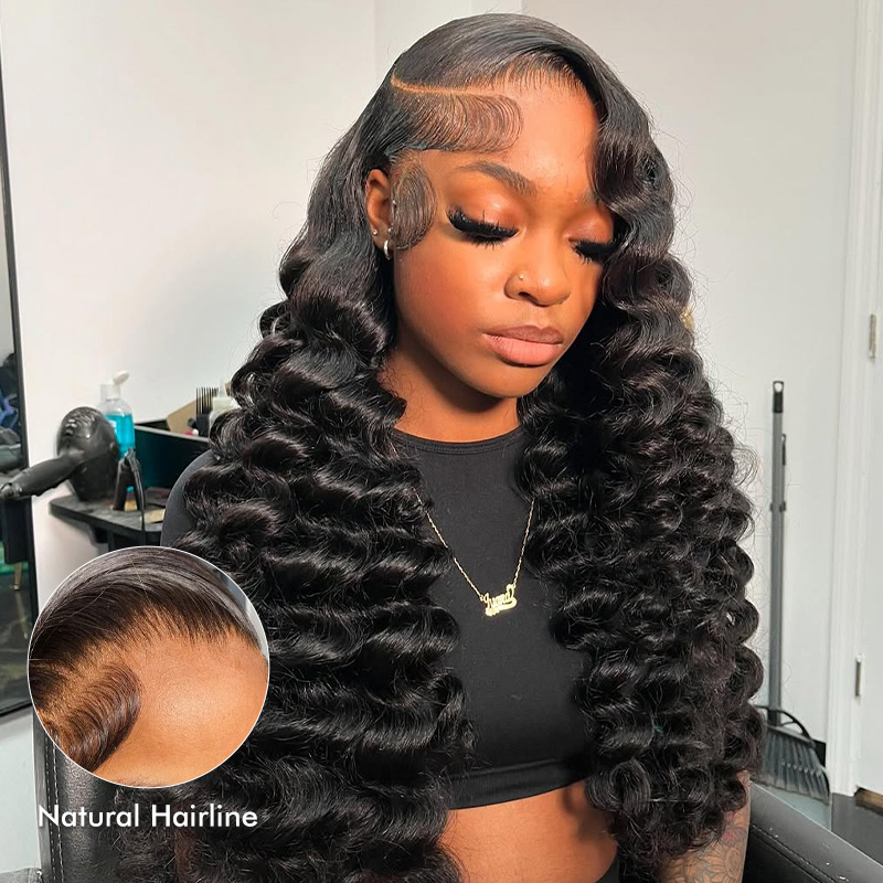 Raw Hair Loose Wave Wig Hair 7x7 6x6 5x5 4x4 Prepluck Lace Closure Wig