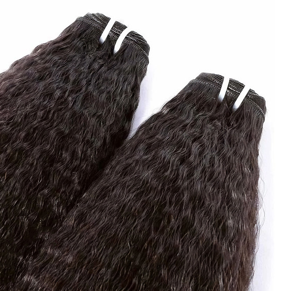 Burmese Kinky Straight  Hair Bundles