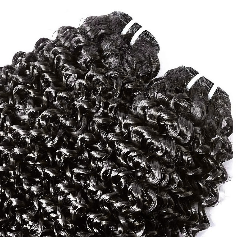 Burmese Hair       Curly Wave Hair Bundles