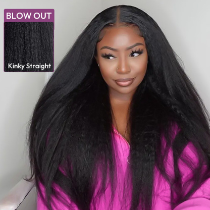 Raw Hair Kinky Straight Hair4x4 5x5 6x6 7x7 Glueless HD Wigs