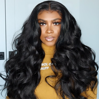 Raw Hair HD Closure Wig Body Wave with cap 4x4 5x5 6x6 7x7 Thin Film Lace Wig
