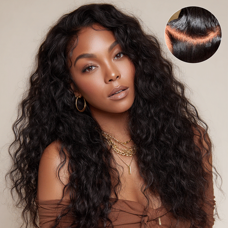 Raw Hair Deep Wave Wigs 13x4 13x6 Frontal Wig Pineapple Wave HD Frontal Wig