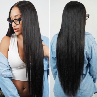 Raw Hair Straight 4x4/ 5x5 /6x6 /7x7 HD/Transparent Closure Wigs No Processed Glueless Wig
