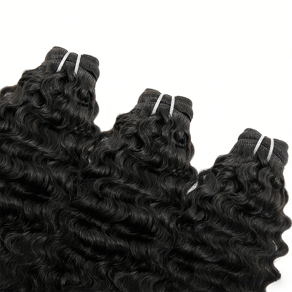 Raw Burmese hair Best quality Burmese curly Bundles From One Donor