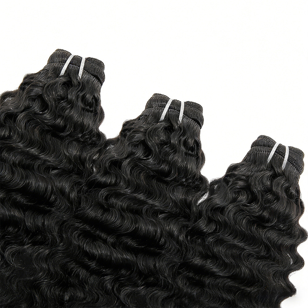 Raw Burmese hair Best quality Burmese curly Bundles From One Donor
