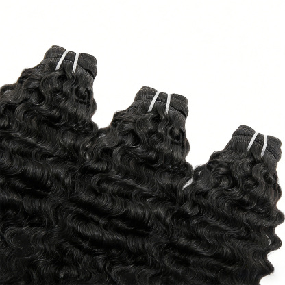 Raw Burmese hair Best quality Burmese curly Bundles From One Donor