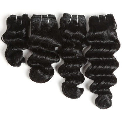 Raw hair Loose deep wave top grade wholesale Unprocessed Hair Bulk Bundles deal 1 bundle/ 3 bundle /4 bundle