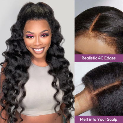 Raw Hair Kinky Straight Hair4x4 5x5 6x6 7x7 Glueless HD Wigs
