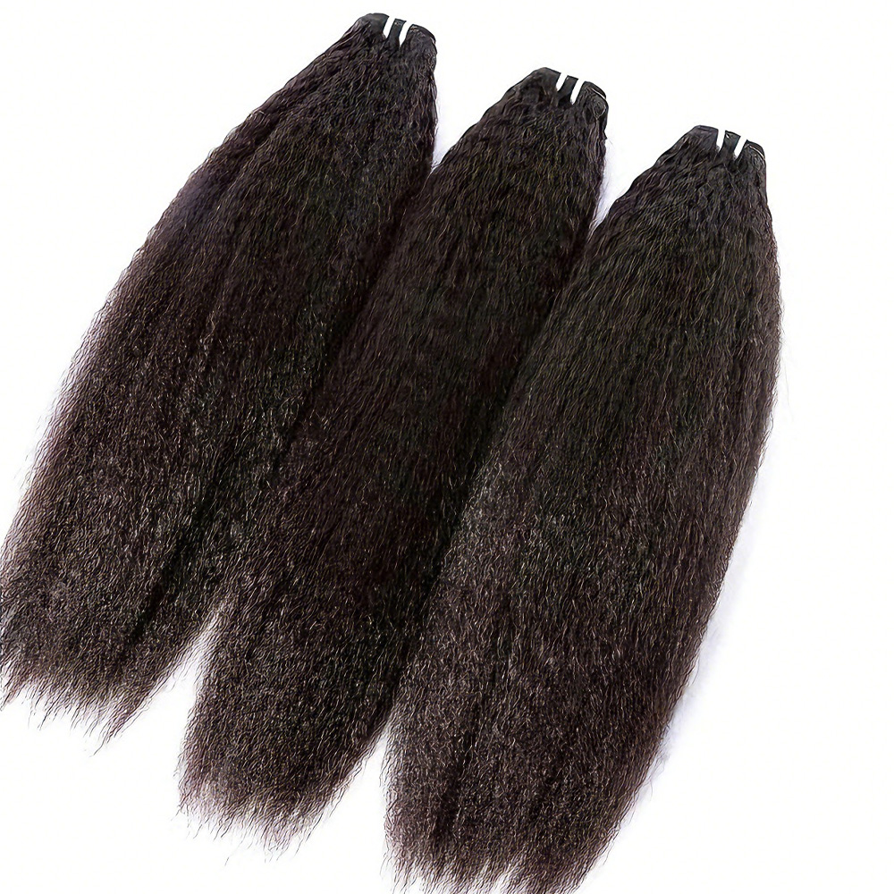 Burmese Kinky Straight  Hair Bundles