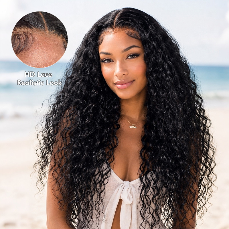Burmese Hair Water Wave Lace Closure