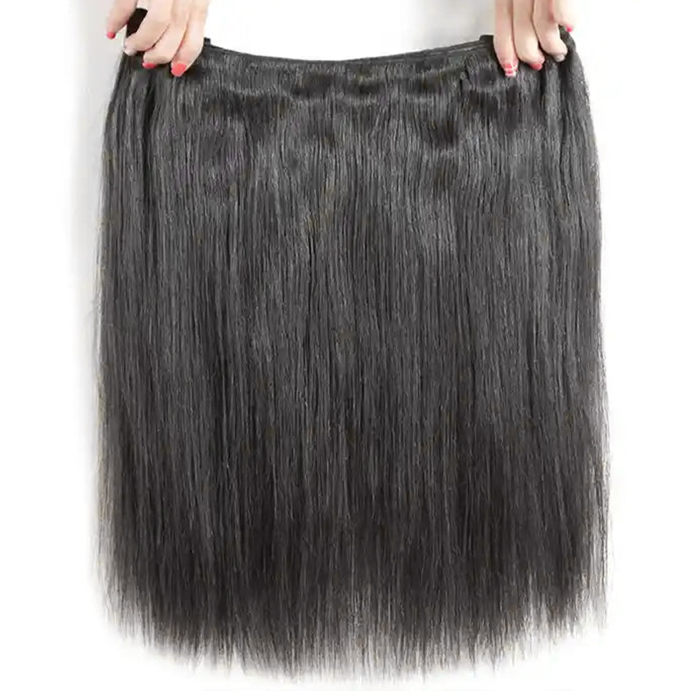 Straight one donor hair top grade raw hair bundle natural color unprocessed hair bundle deal 1 bundle/ 3 bundle /4 bundle