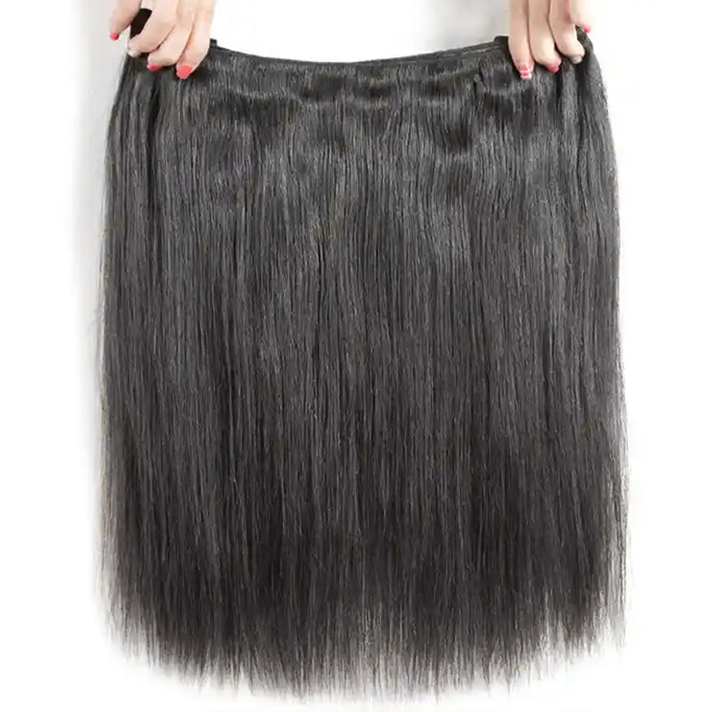 Straight one donor hair top grade raw hair bundle natural color unprocessed hair bundle deal 1 bundle/ 3 bundle /4 bundle