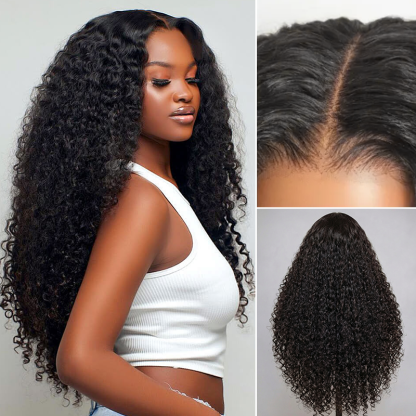 Raw Hair Italian Curly Wig 13x4 13x6 HD Lace Wigs Italian Wave  200% Density Wig