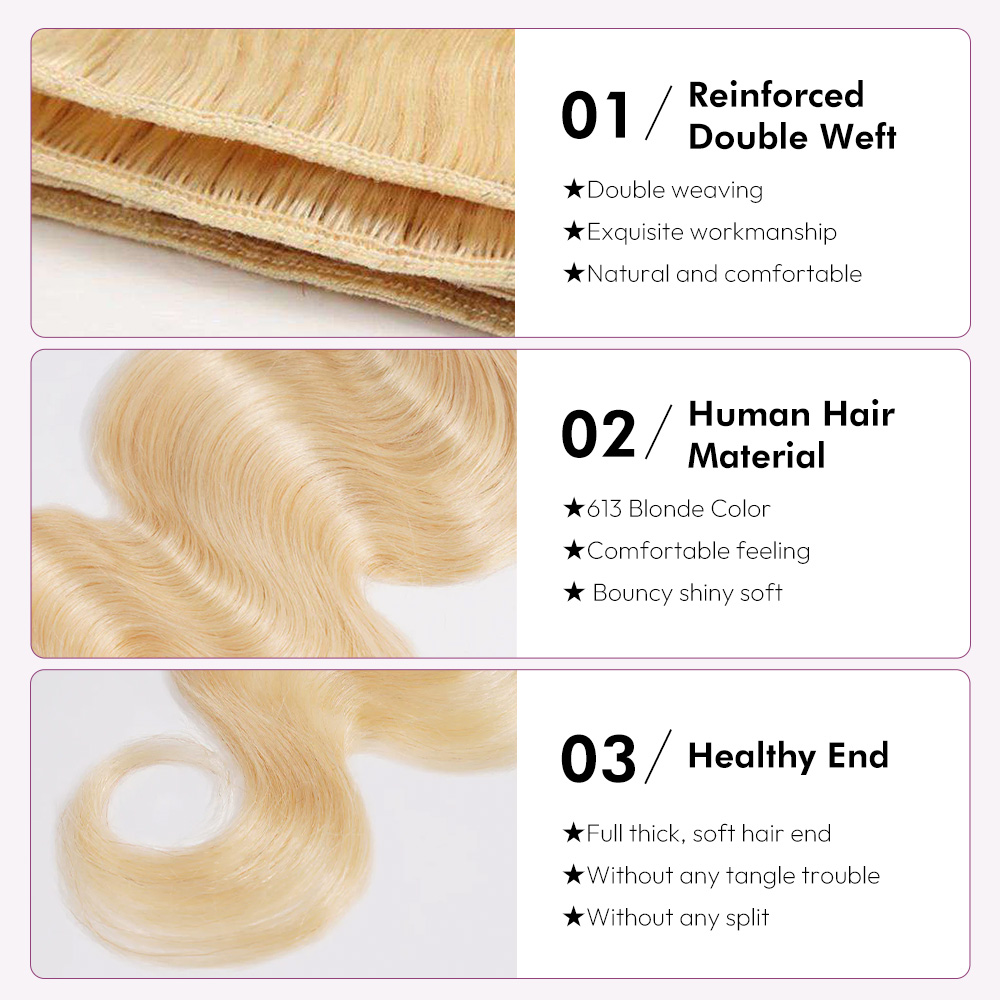 vietnamese 613  Body Wave Hair Bundles