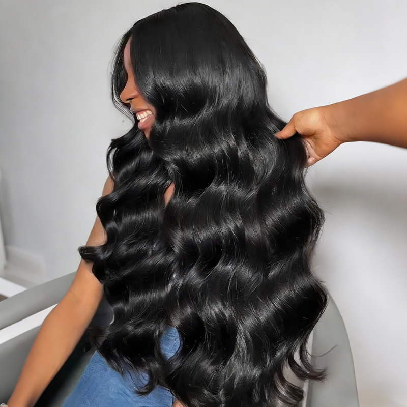 Raw Hair Loose Deep Wave 13x4 13x6 Frontal Wig Ocean Wave Wig 200% Density
