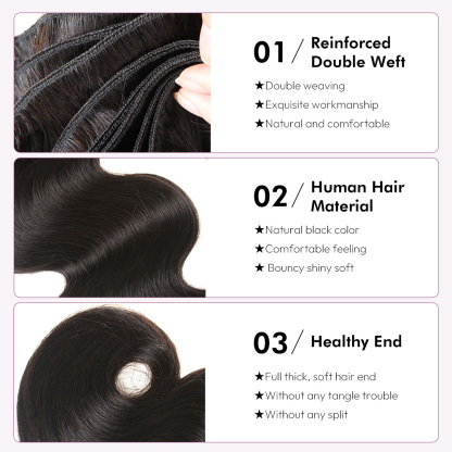 Raw hair top grade Body Wave Hair Bundle wholesale Unprocessed Hair bundle deal 1 bundle/ 3 bundle /4 bundle