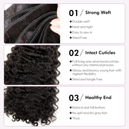 Raw Burmese hair Best quality Burmese curly Bundles From One Donor