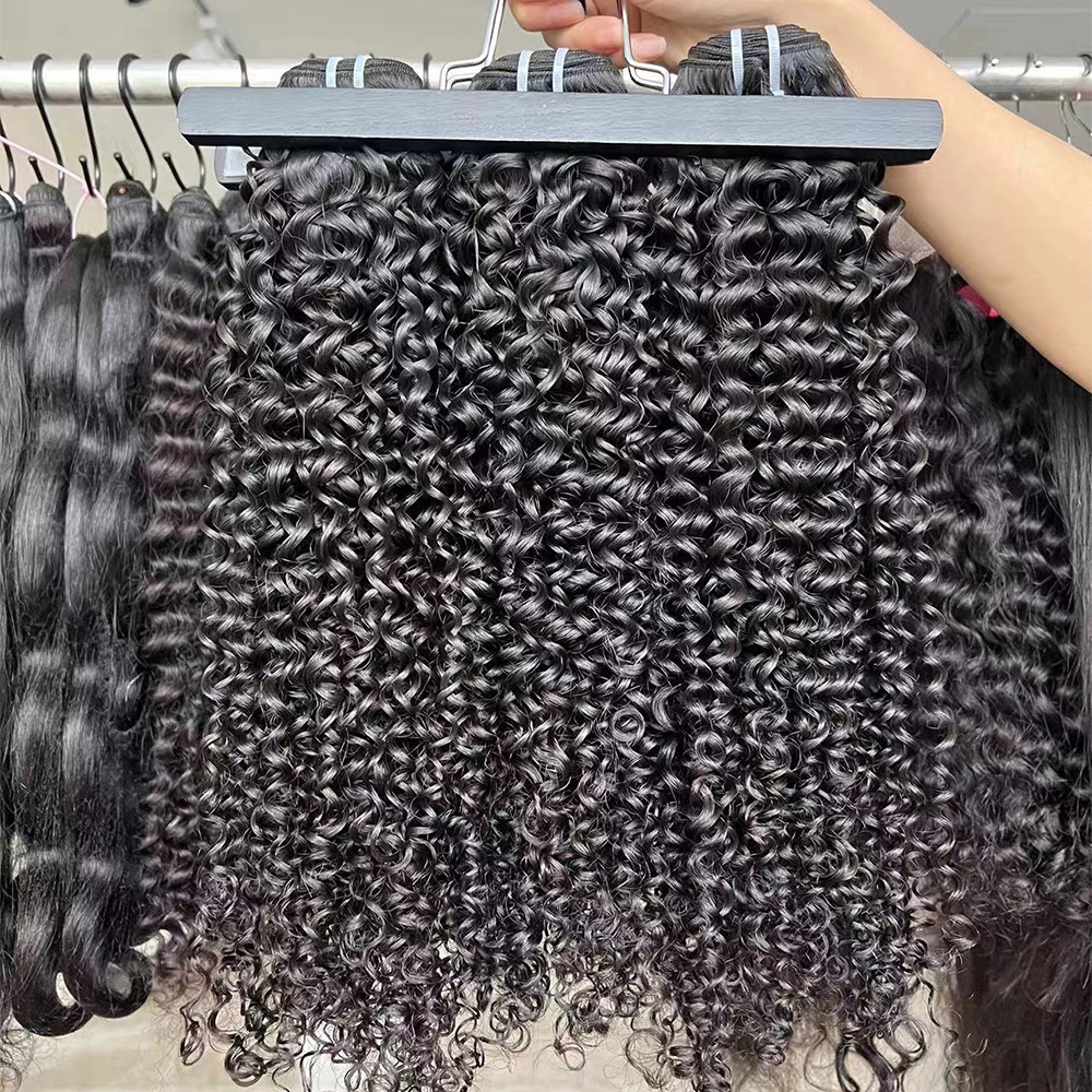 Burmese Hair       Curly Wave Hair Bundles