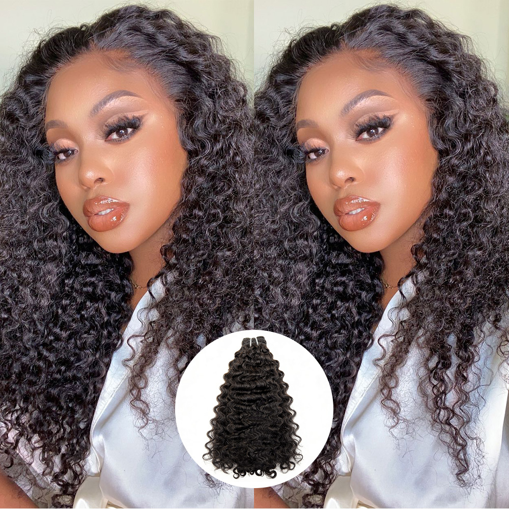 Raw Burmese hair Best quality Burmese curly Bundles From One Donor