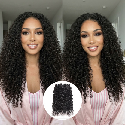 Best Curly hair Raw hair wholesale unprocessed hair bundle deal 1 bundle/ 3 bundle /4 bundle