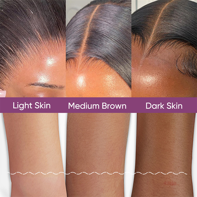 Raw Hair Straight Lace Frontal Wigs Glueless Human Hair Wigs Pre Plucked HD 13x6 13x4 200% Density Wig