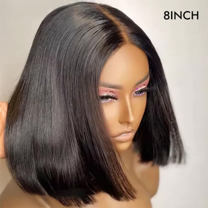 Raw Hair Glueless Wig 2x6 HD Closure Wigs Straight Film HD Lace Wigs