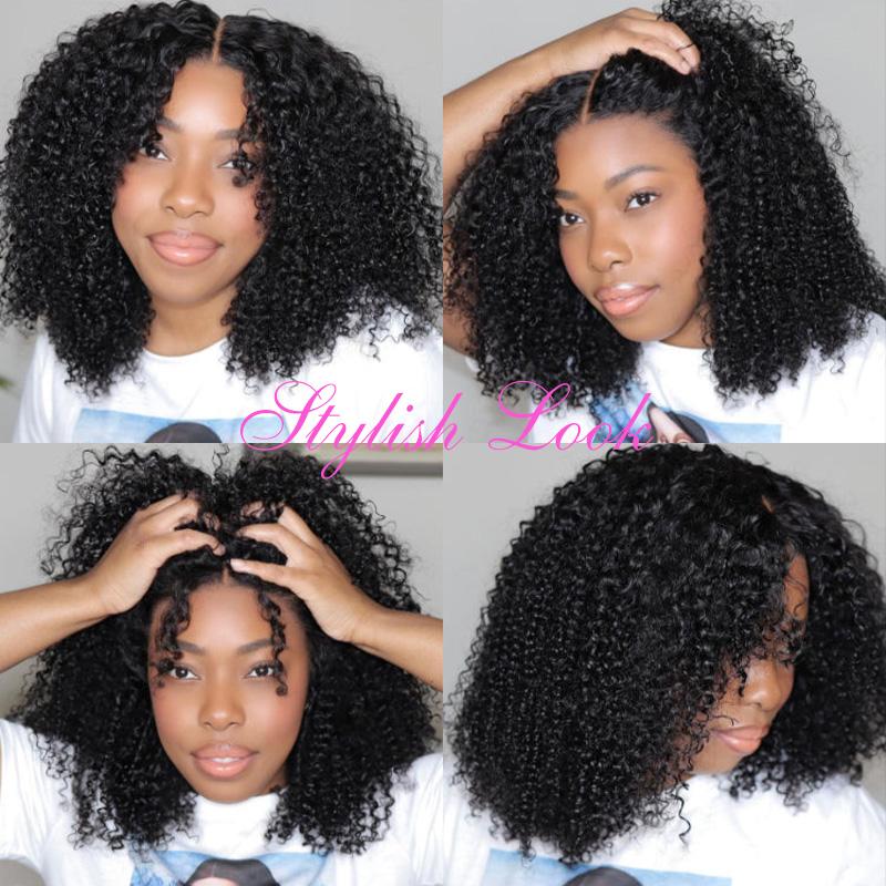 Raw Hair Curly Closure Wig Donor hair Deep Curly Wig HD 7x7 6x6 5x5 4x4 Wig