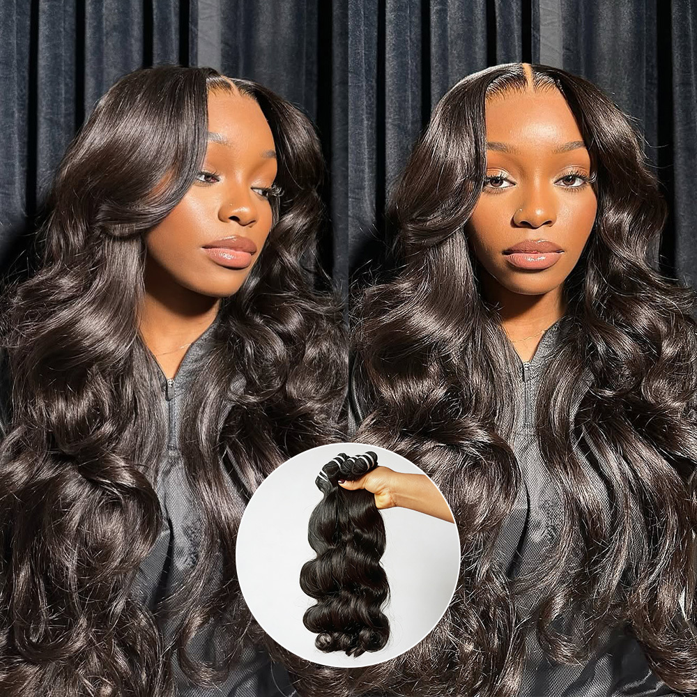 Raw hair top grade Body Wave Hair Bundle wholesale Unprocessed Hair bundle deal 1 bundle/ 3 bundle /4 bundle