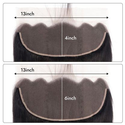 Burmese Hair Straight  Lace Frontal