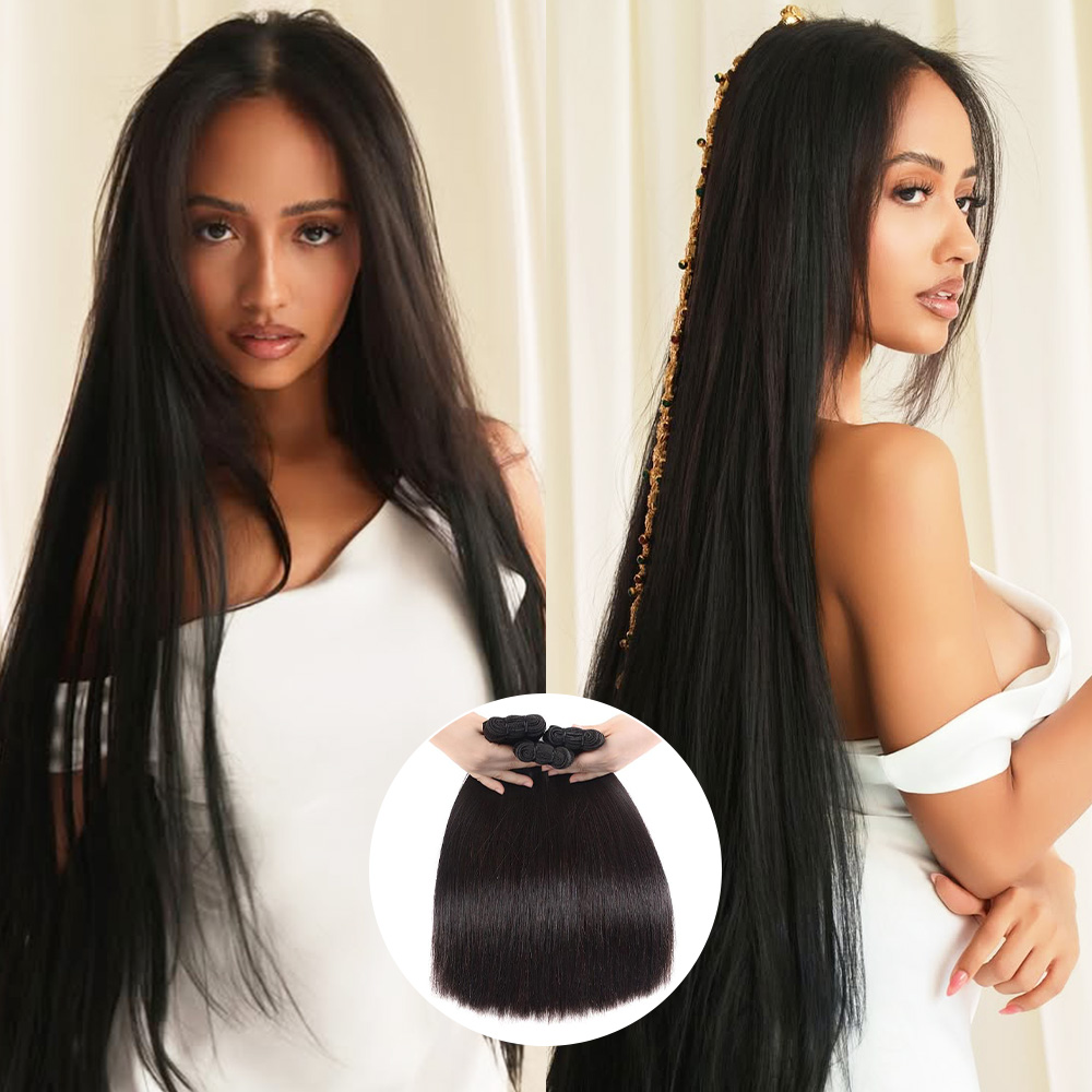 Straight one donor hair top grade raw hair bundle natural color unprocessed hair bundle deal 1 bundle/ 3 bundle /4 bundle