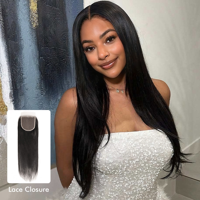 Burmese Hair Straight Lace Closure