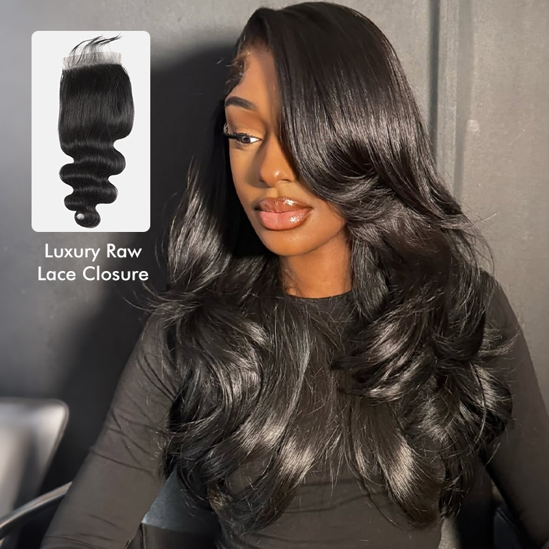Luxury Raw Hair BODY WAVE Lace Closure