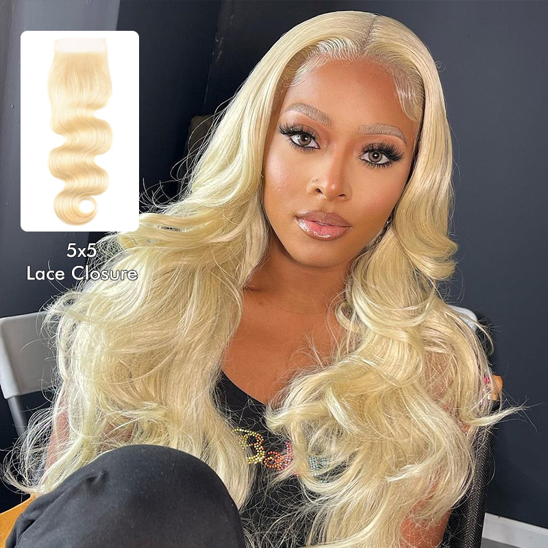 5X5" Lace Closure Vietnamese 613 Hair