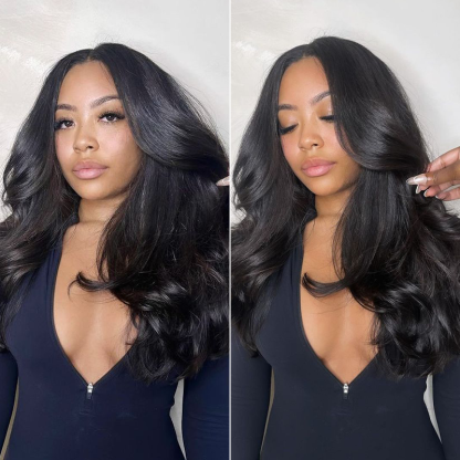 Raw Hair Wigs Loose Wave Lace Frontal Wig Swiss HD Lace Wigs Human Hair Natural And Realistic Invisible Lace Wig