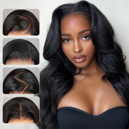 Vietnamese Hair Raw Hair Wig Vietnamese Raw Wavy Closure Wig 200% Density