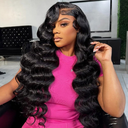 Raw Hair Loose Deep Wave Wig HD 7x7 6x6 5x5 4x4 Ocean Wave Lace Closure Wigs