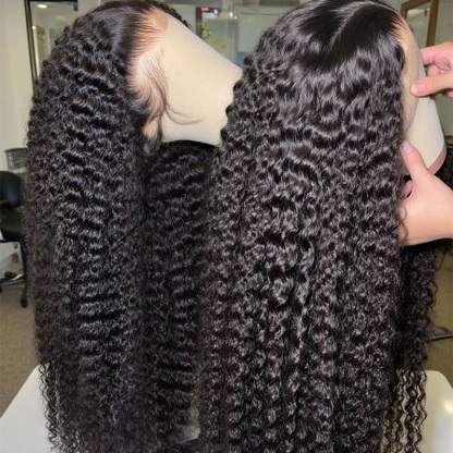 Raw Hair Deep Wave 4x4 5x5 6x6 7x7 HD Closure Wigs Classic Hairstyle