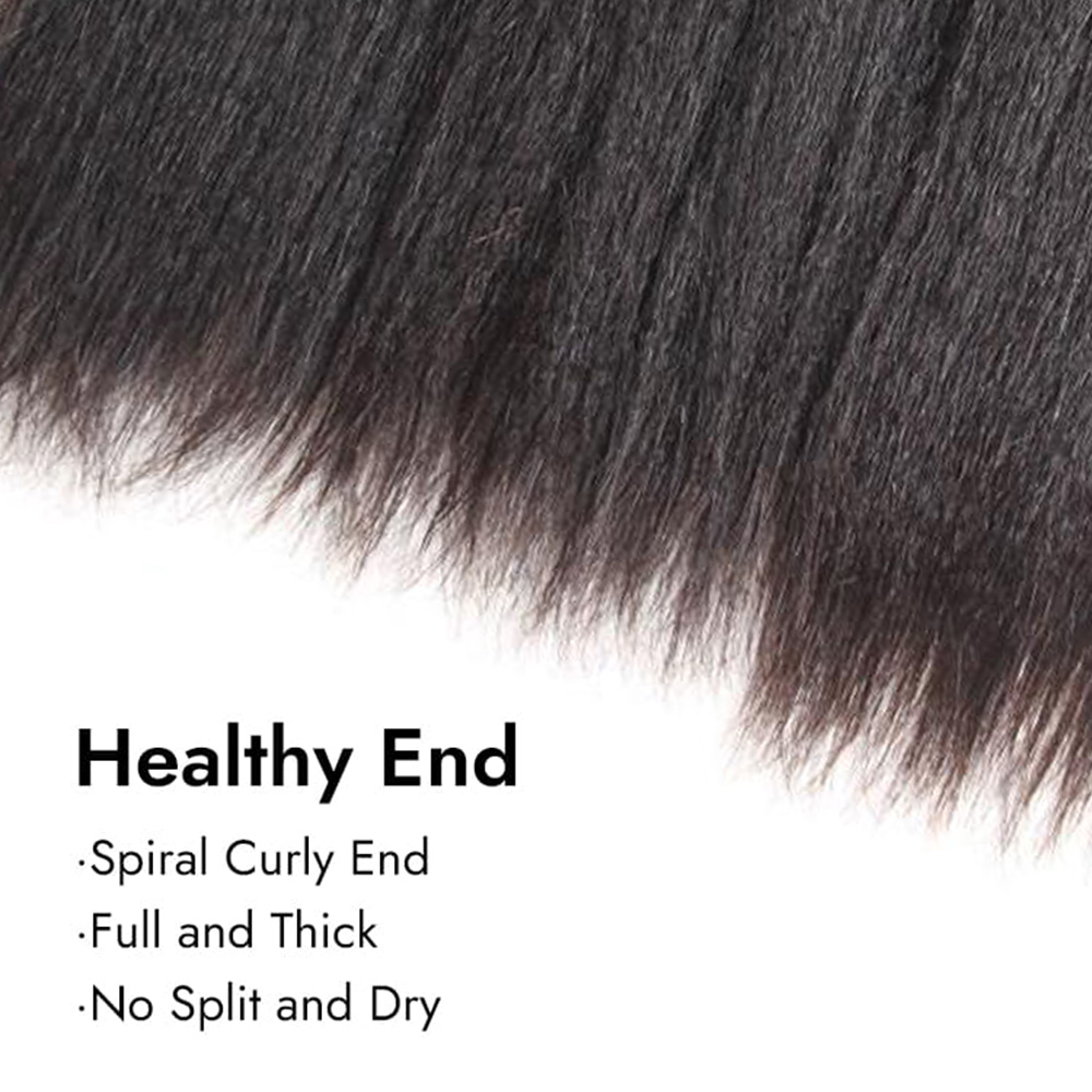 Burmese Kinky Straight  Hair Bundles